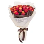 Букет из 51 розы оранжевого цвета